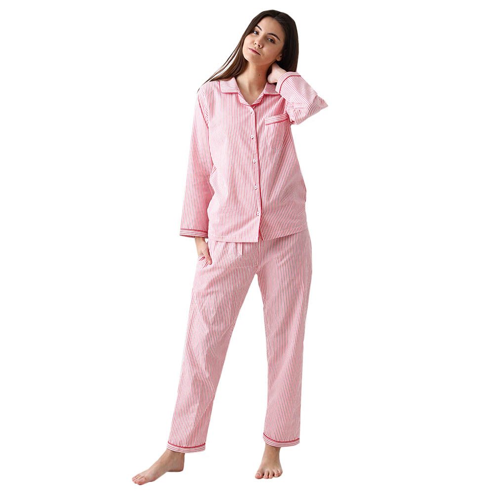 Little West Street - Women Classic Pink Pajama Set