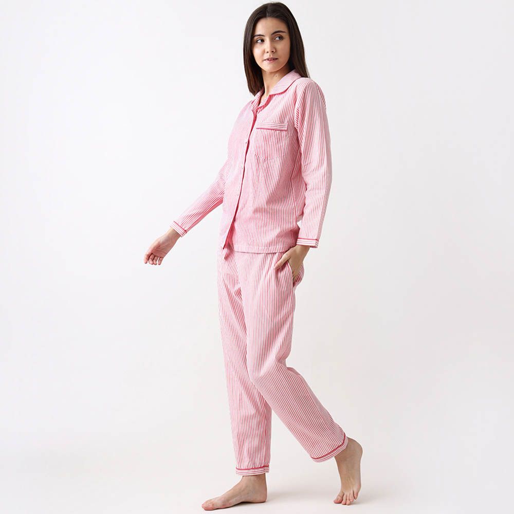 Little West Street - Women Classic Pink Pajama Set