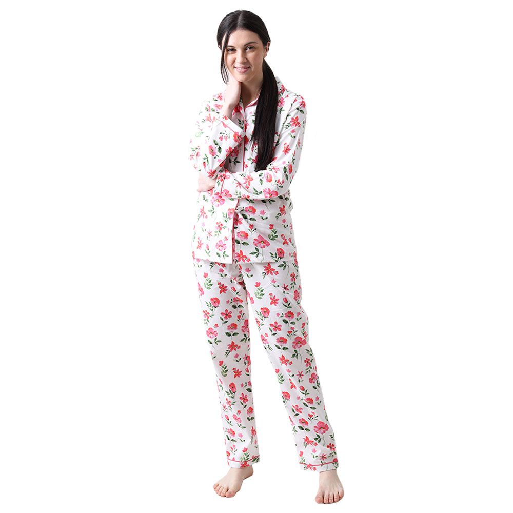 Little West Street - Women Organic Blossoms Pajama Set