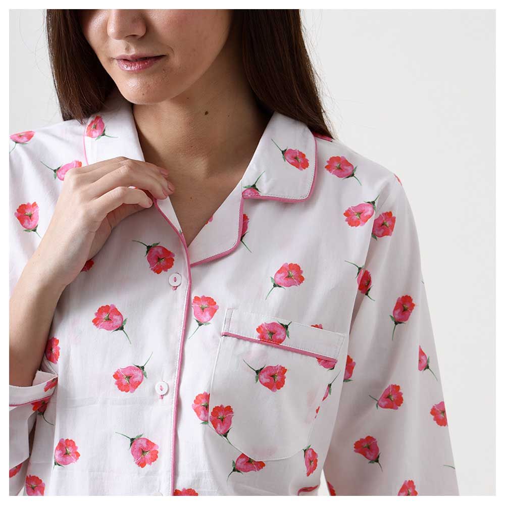 Little West Street - Women Organic Tiny Florals Pajama Set