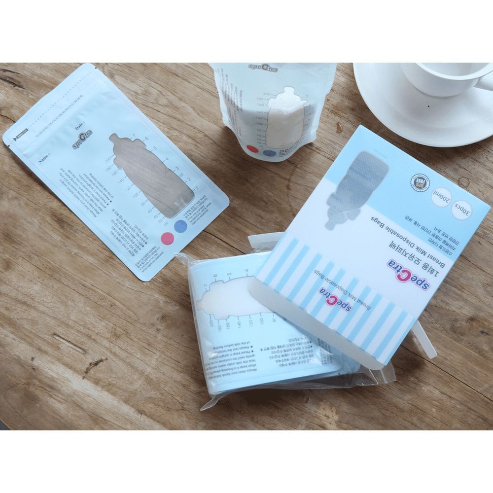 Spectra - Milk Storage Bags with Temperature Sensor 200ml