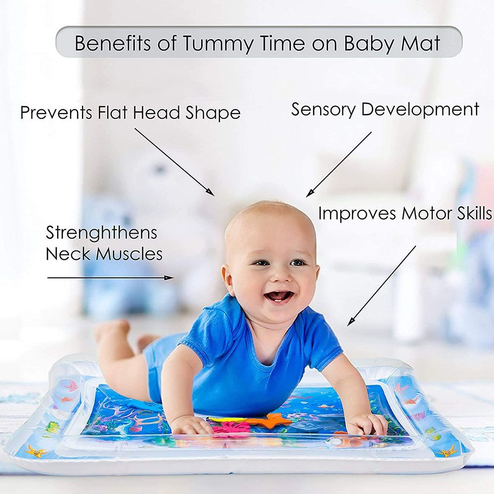 Mumfactory - Baby Tummy Play Water Mat - Catch The Fish