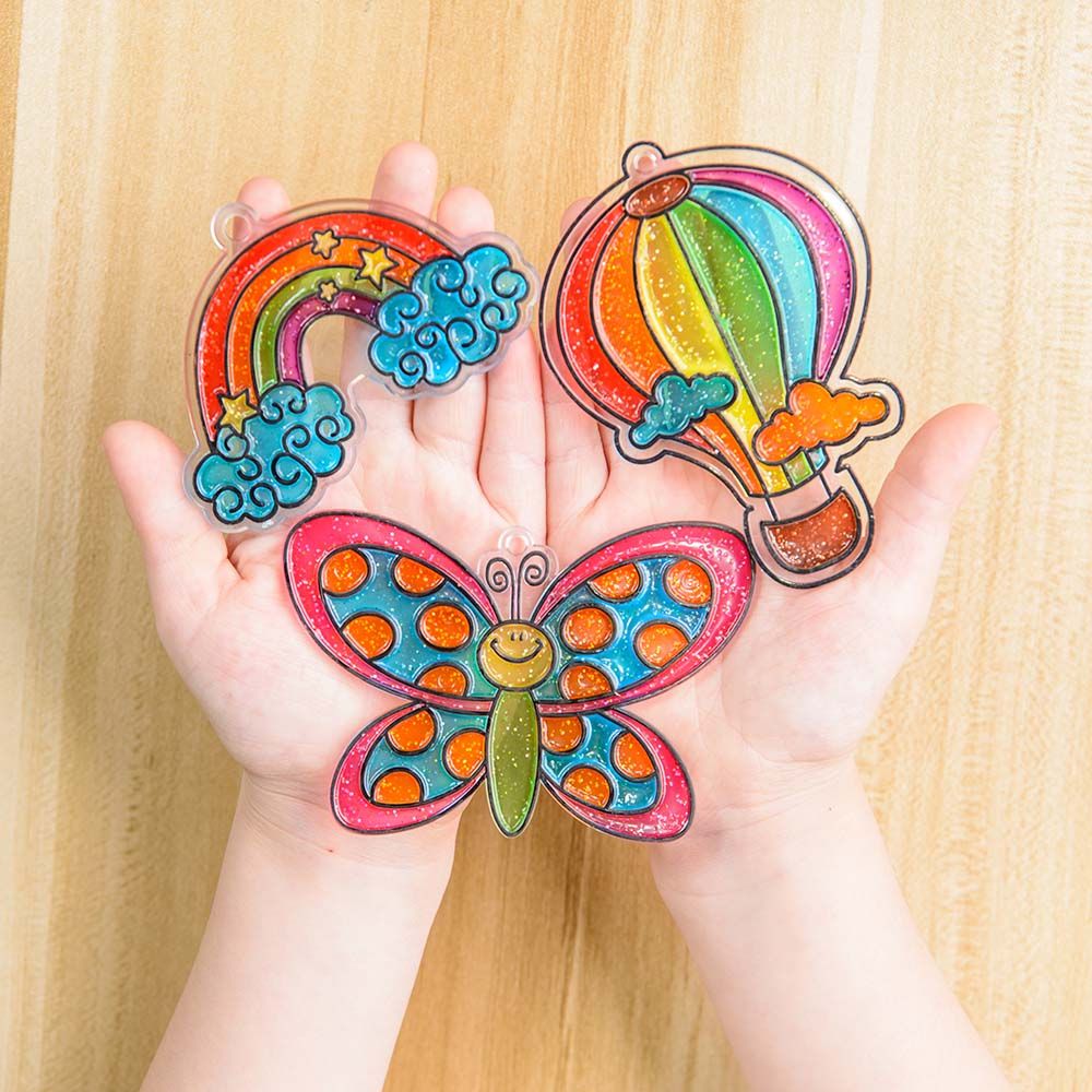 Mumfactory - My Window Art Paint Toy For Kids - 24Pcs