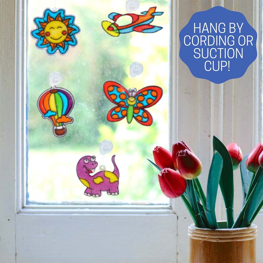 Mumfactory - My Window Art Paint Toy For Kids - 24Pcs