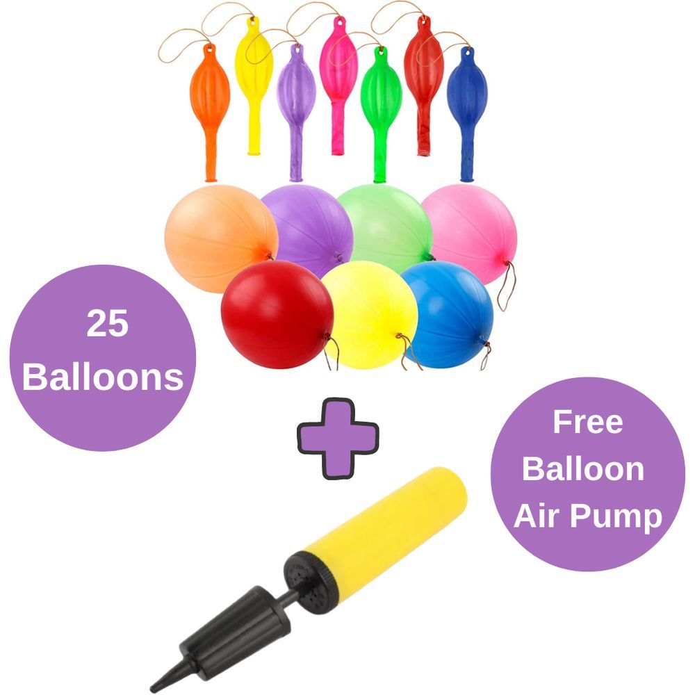 Mumfactory - Punch Birthday Balloons - Large - Pack of 25