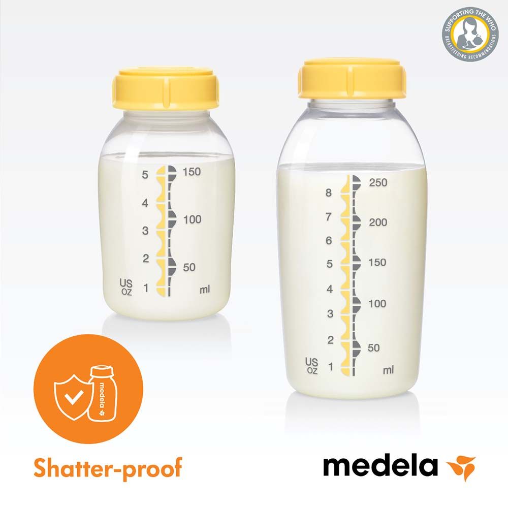 Medela - Breastmilk Feeding Storage Bottles - 250ml each - Pack of 2