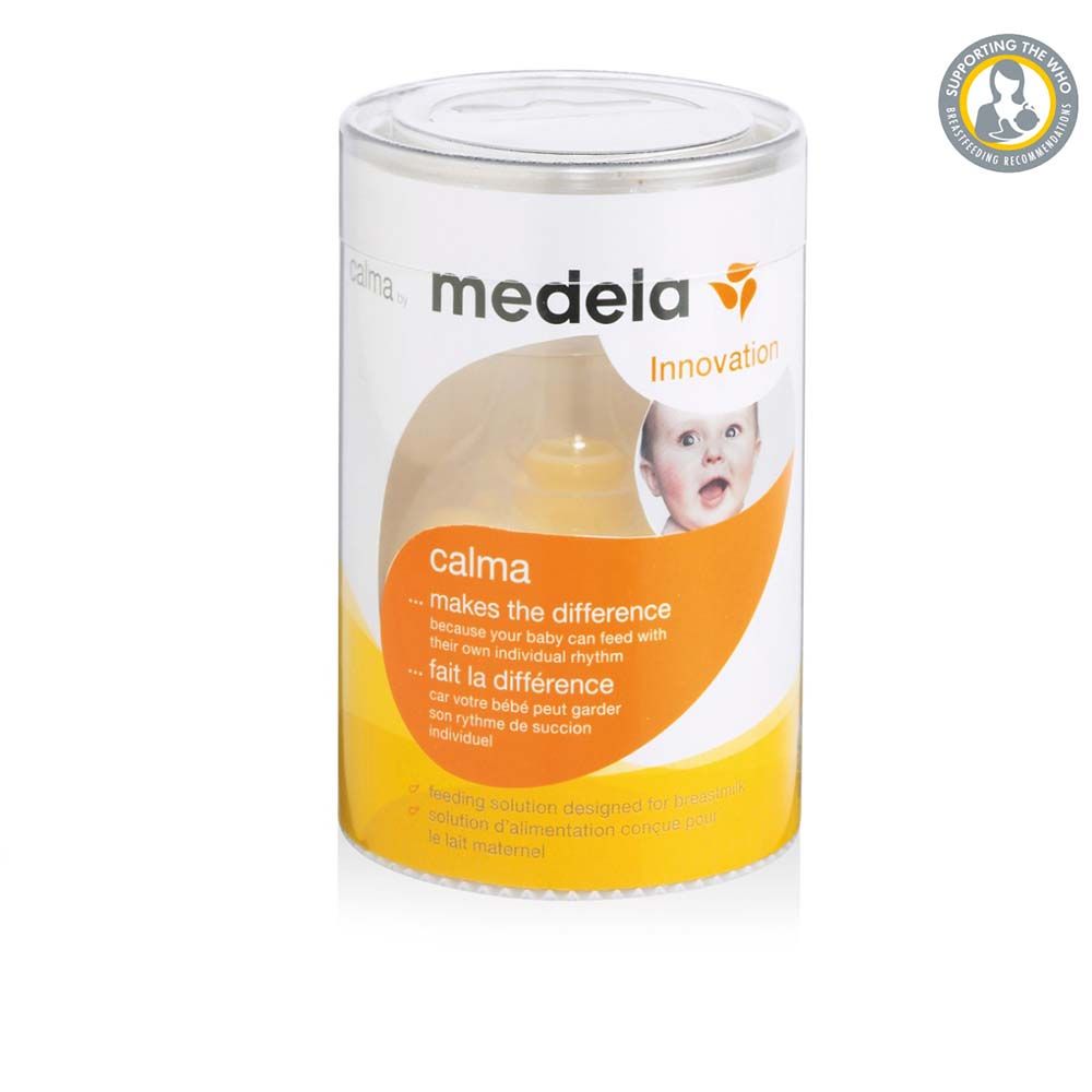 Medela - Calma Baby Bottle Teat Nipple with Air-Vent System BPA-Free 