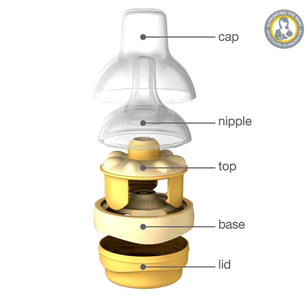 Medela - Calma Baby Bottle Teat Nipple with Air-Vent System BPA-Free 