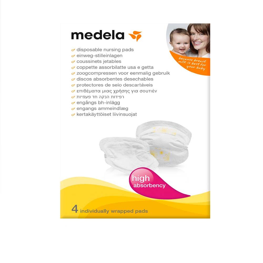 Medela - Disposable Nursing Bra Pads Leak Proof Design - Pack of 30