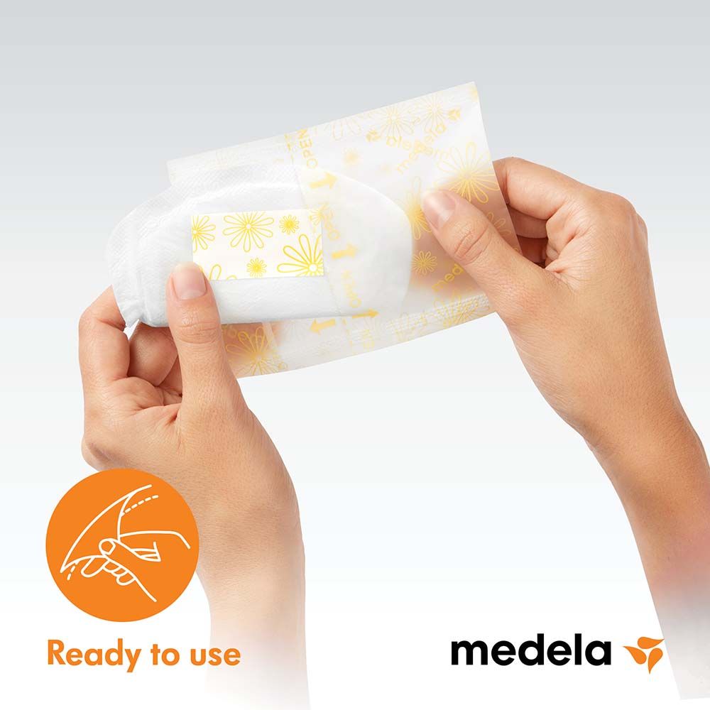 Medela - Disposable Nursing Bra Pads Leak Proof Design - Pack of 30