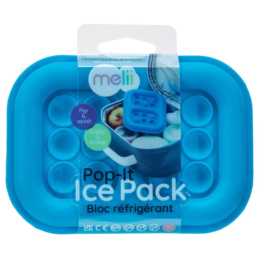 Melii - Silicone Pop-It Ice Pack - Blue