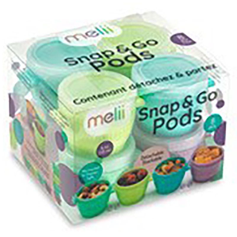 Melii - Snap & Go Pods - 4Oz - Set Of 8 