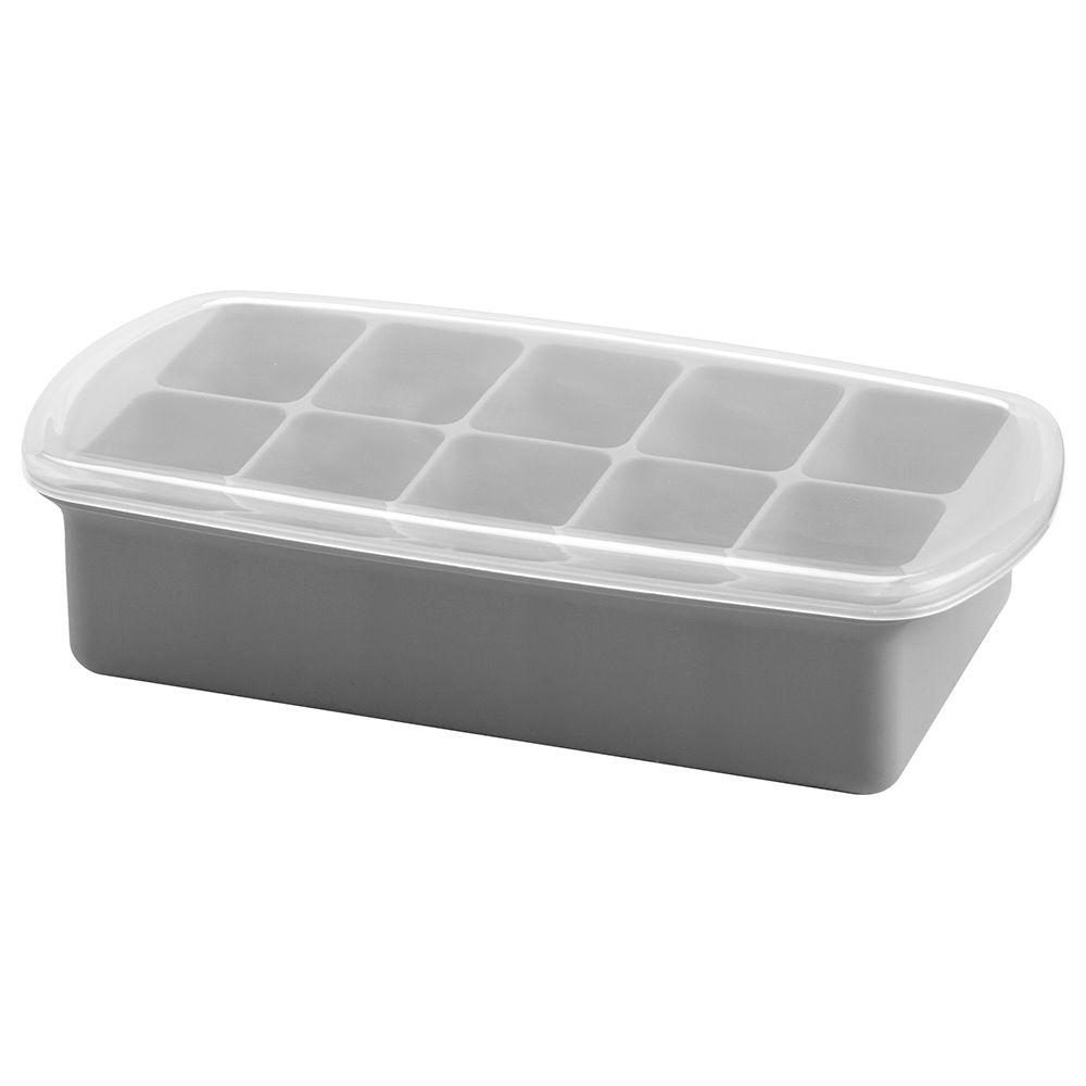 Melii - Silicone Baby Food Freezer Tray - 60ml - Grey