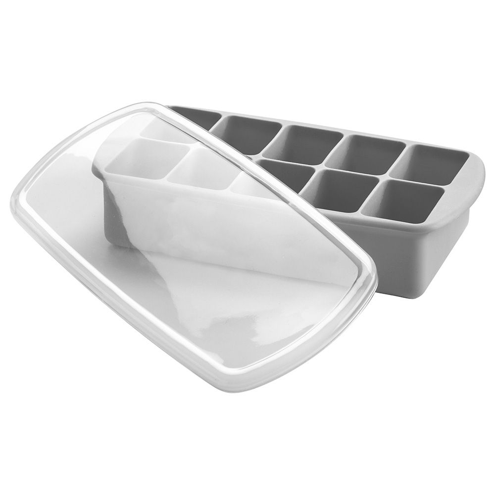 Melii - Silicone Baby Food Freezer Tray - 60ml - Grey