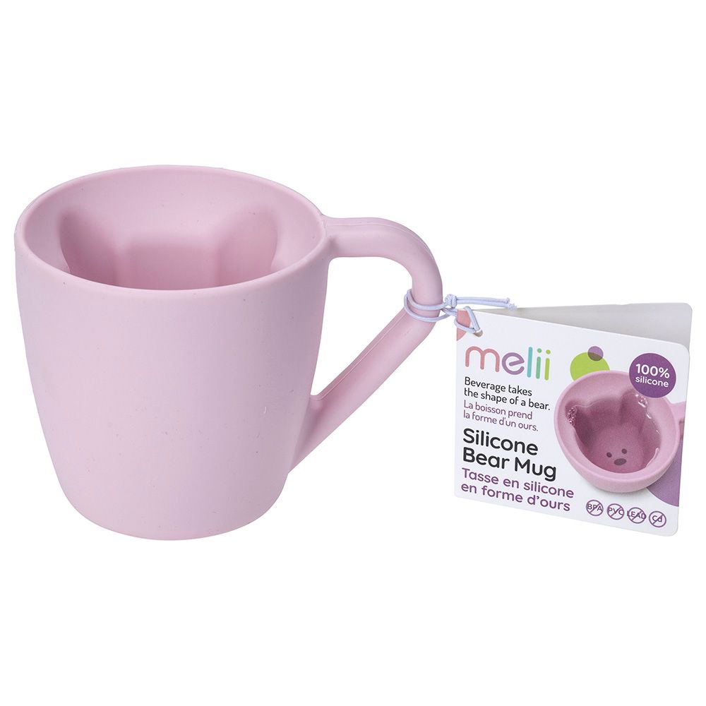 Melii - Silicone Mug Bear - Pink 