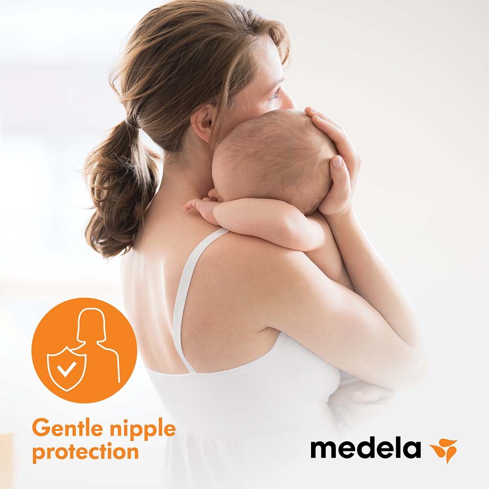 Medela - Nipple Shields Ultra-thin Soft Silicone Natural-Fit 24mm 2pcs