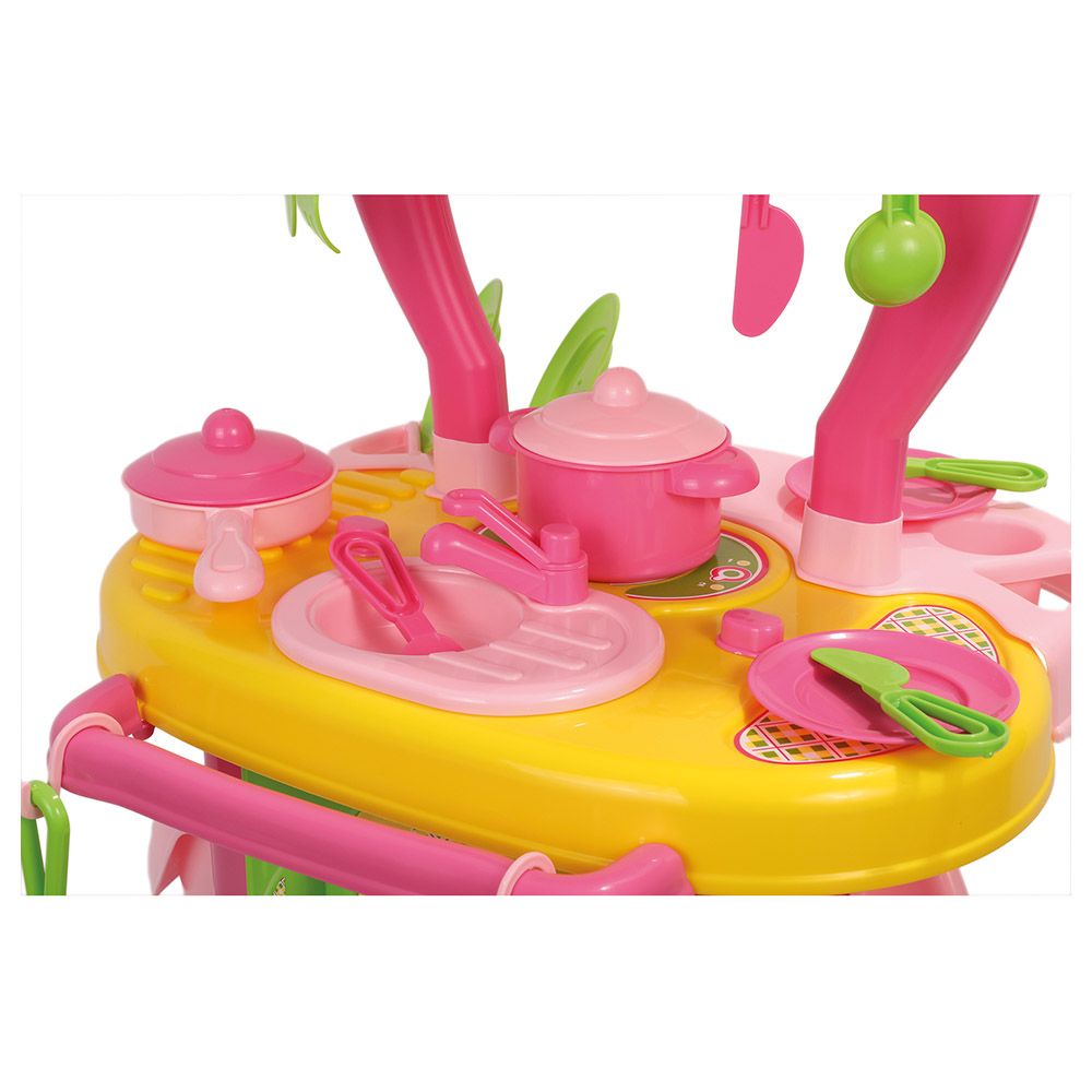 Polesie - Big Kitchen Playset - Pink