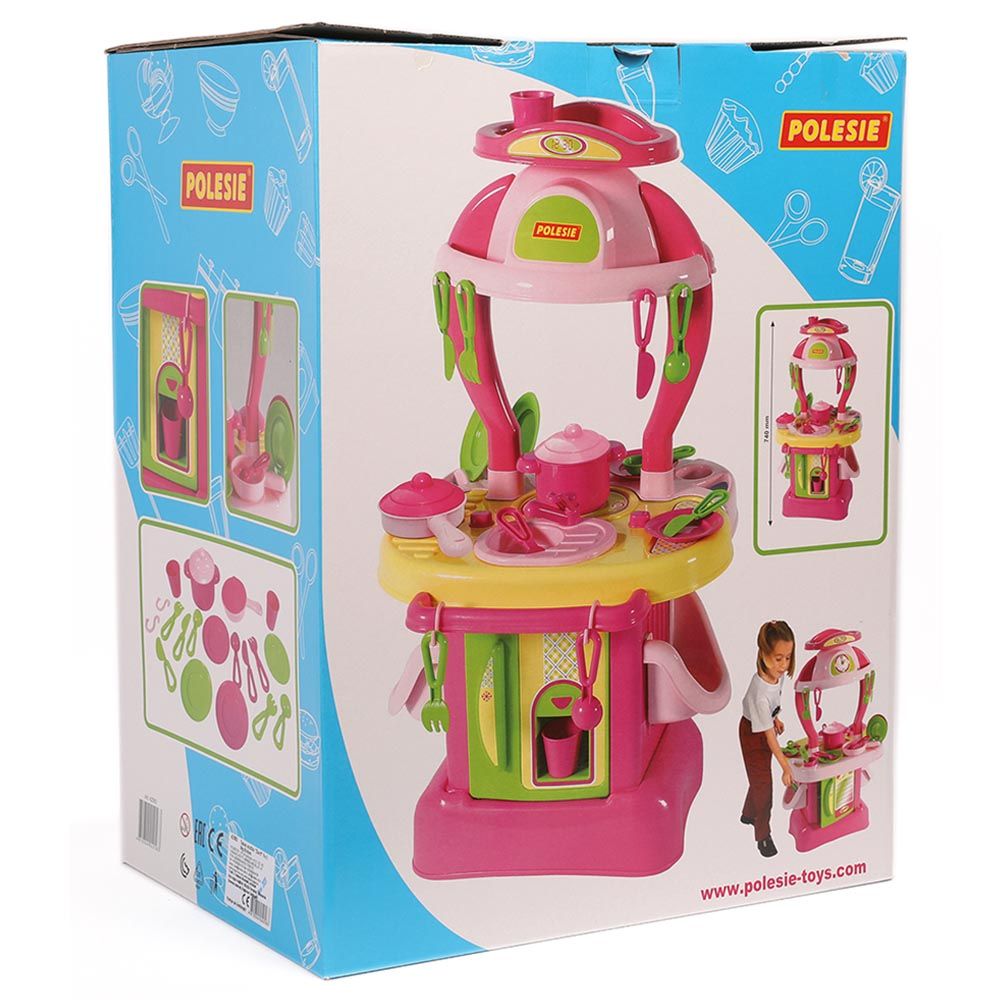 Polesie - Big Kitchen Playset - Pink