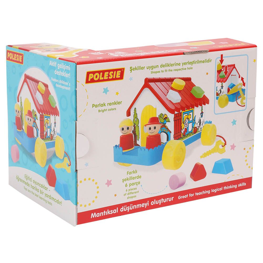 Polesie - Shape-And-Sort House - Assorted 1pc