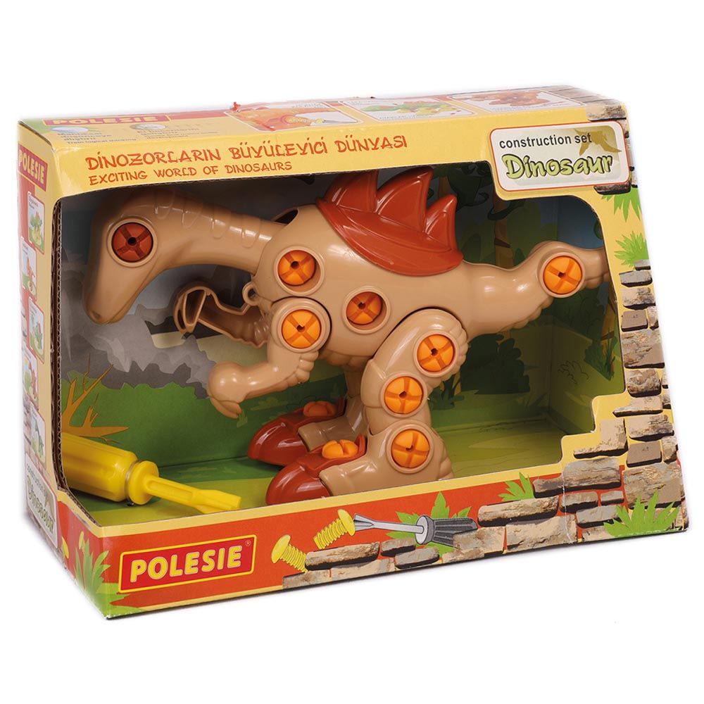 Polesie - Velociraptor Take-Apart Dinosaur Construction Set