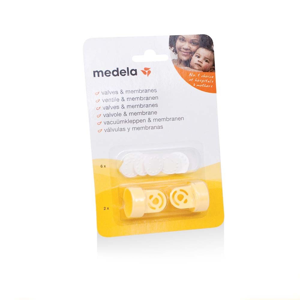 Medela - 2 Valves 6 Membranes Authentic Replacement Parts