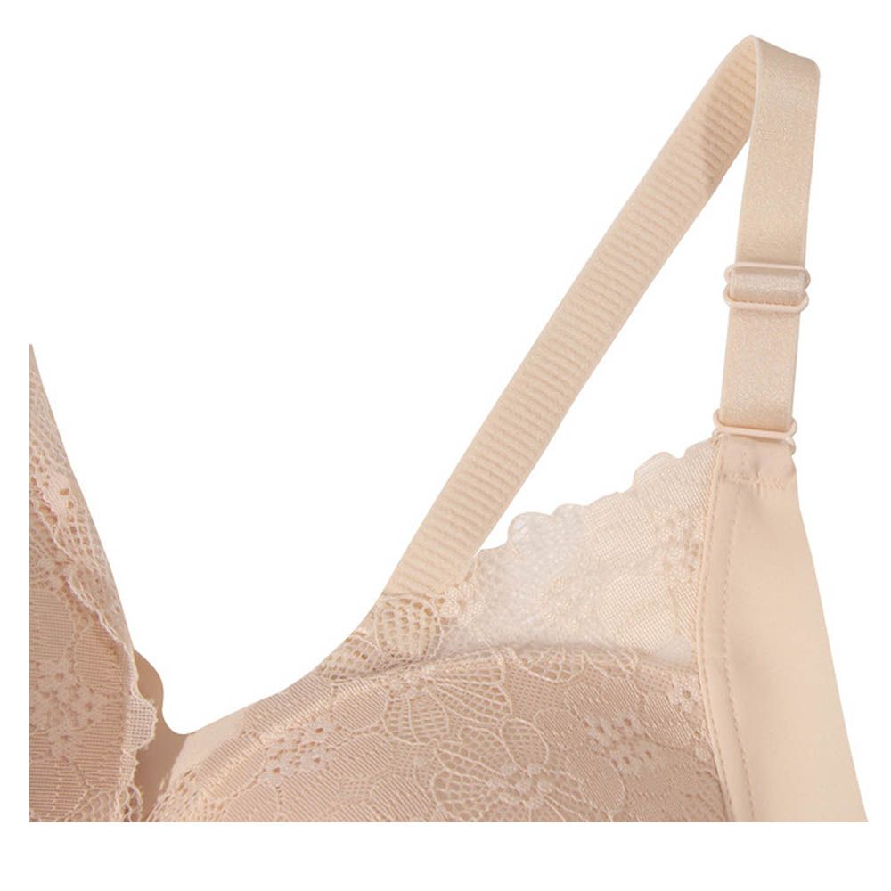 Okus - Pretty Lace Maternity & Nursing Bra - Beige