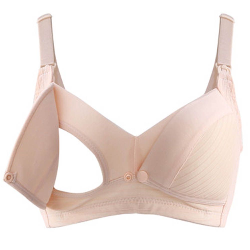 Okus - Comfy Cotton Maternity & Nursing Bra - Beige