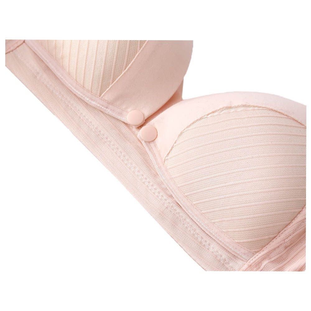 Okus - Comfy Cotton Maternity & Nursing Bra - Beige