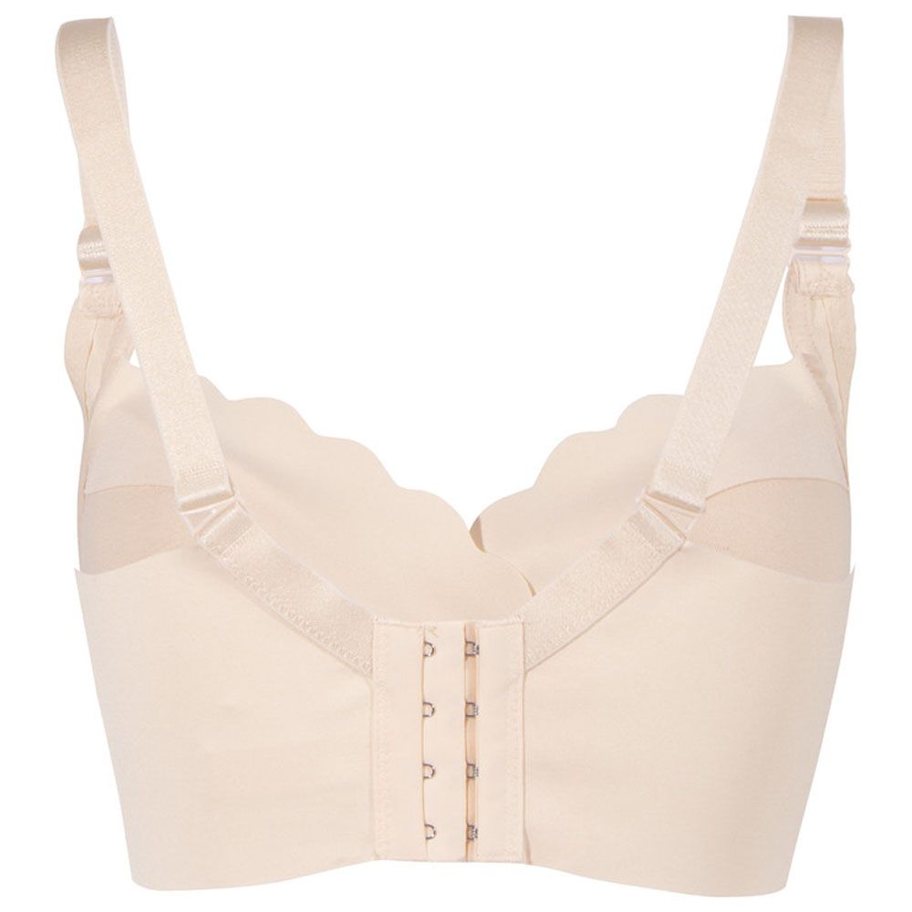 Okus - Elegant Seamless Maternity & Nursing Bra - Beige