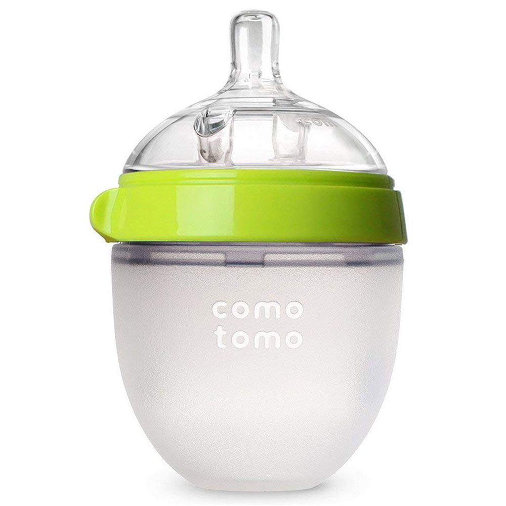 Comotomo - Natural Feel Baby Bottle 150ml - Green