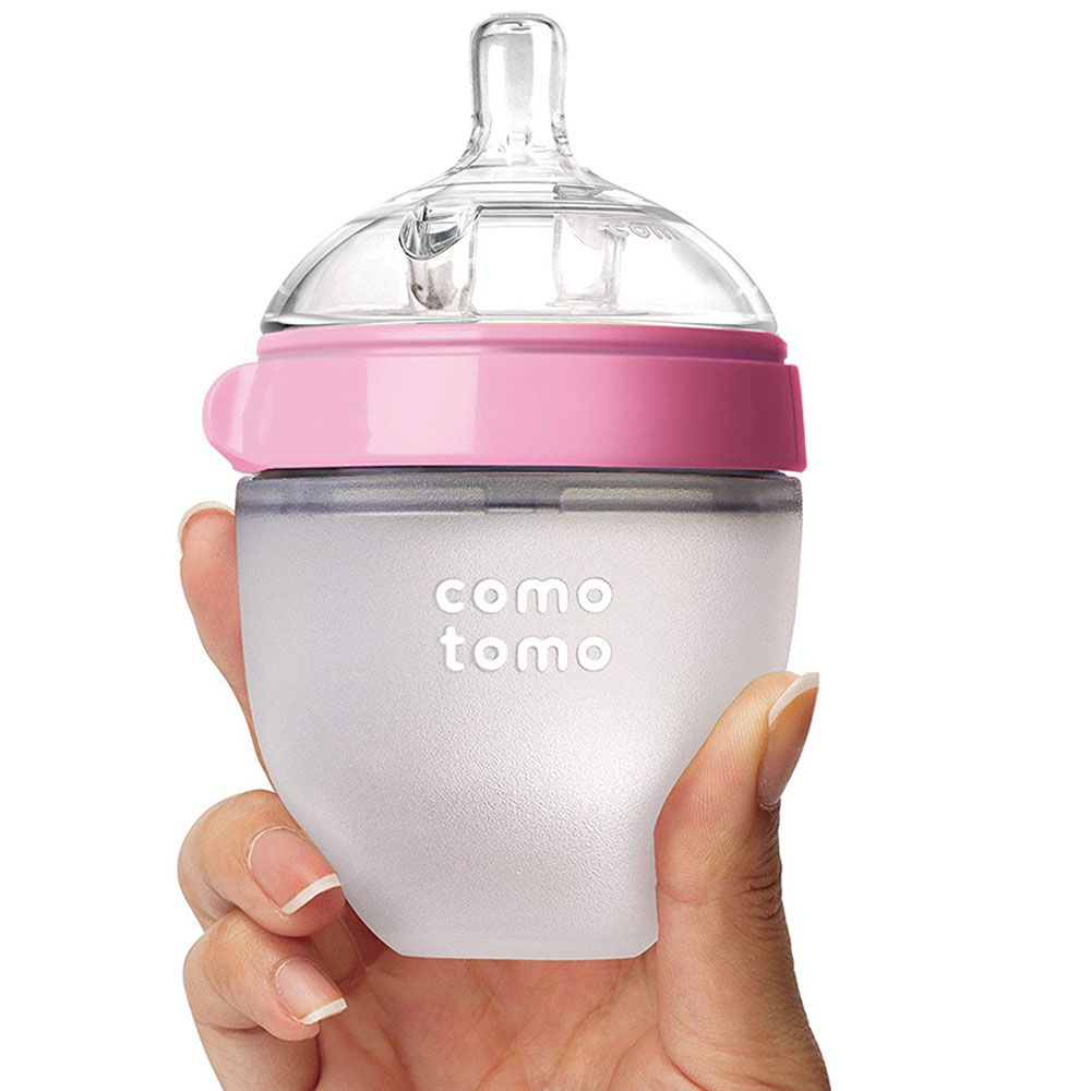 Comotomo - Natural Feel Baby Bottle 150ml - Pink