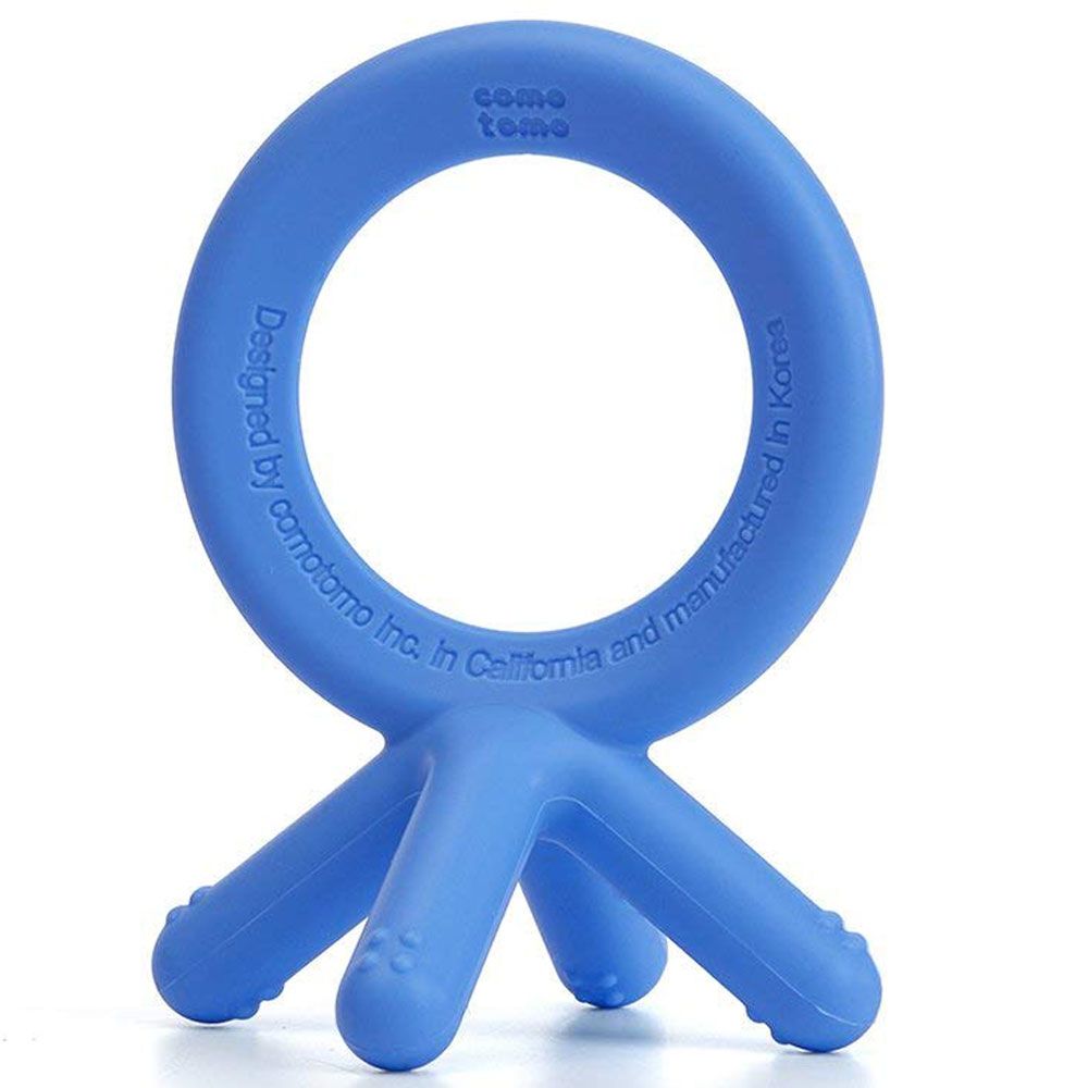 Comotomo - Silicone Baby Teether - Blue