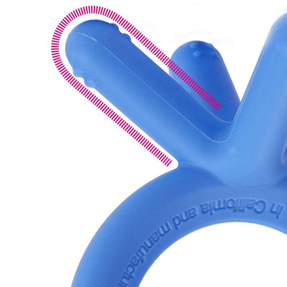 Comotomo - Silicone Baby Teether - Blue