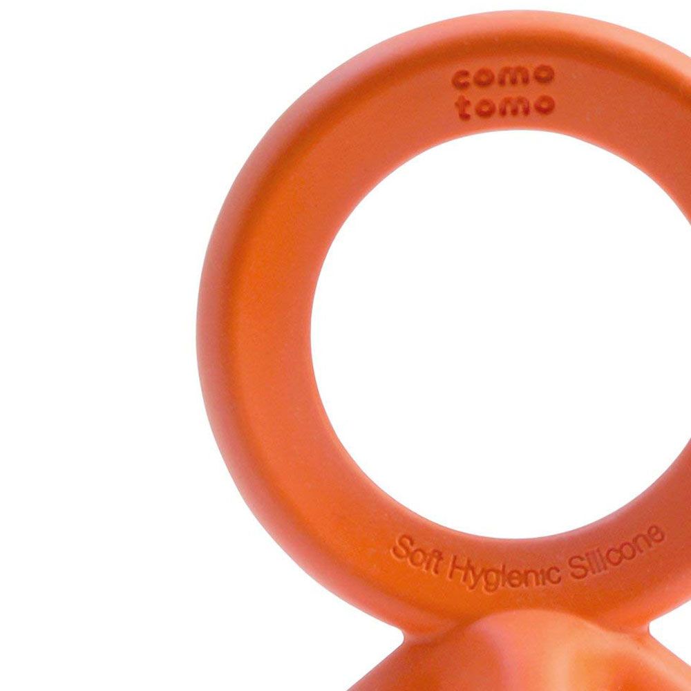 Comotomo - Silicone Baby Teether - Orange