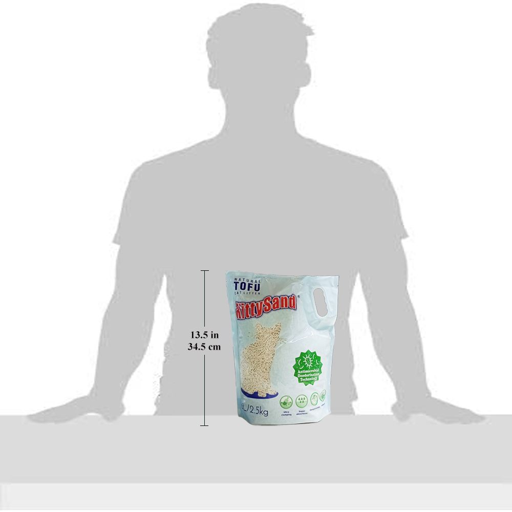 Kitty Sand - Natural Tofu Cat Litter - 6L/2.5kg