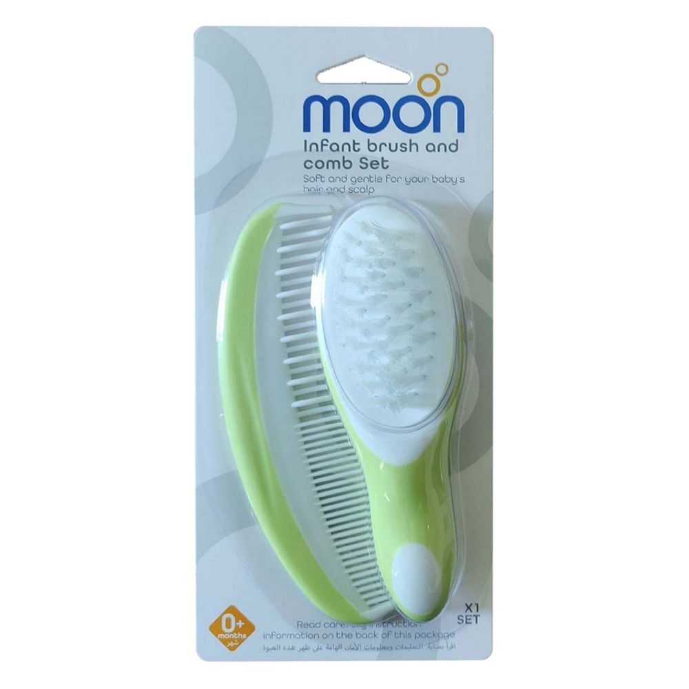 Moon - Moses Basket & Infant Brush Comb Set