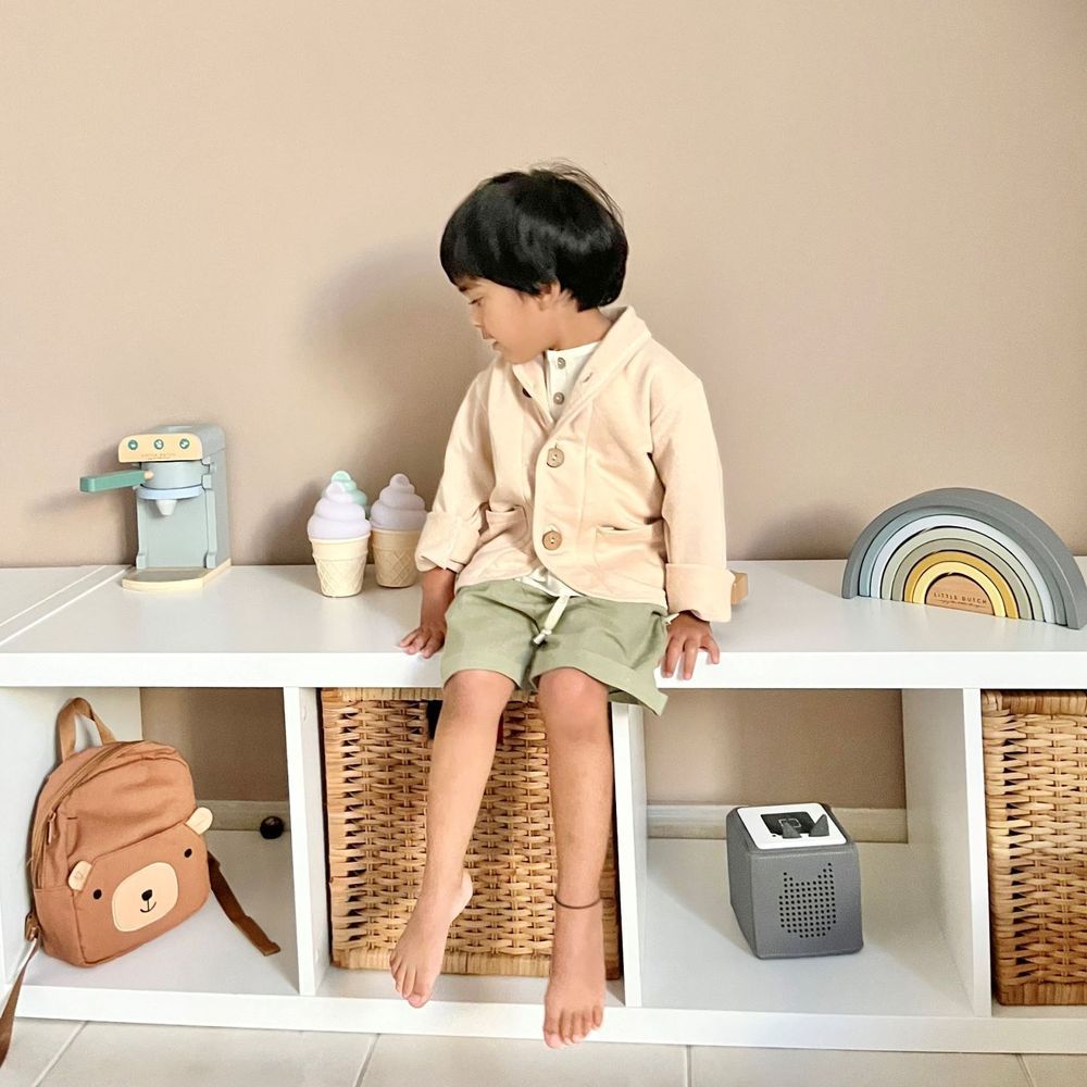 Mon.Amelissa - 2pc-Set - Boys Safari Linen Outfit