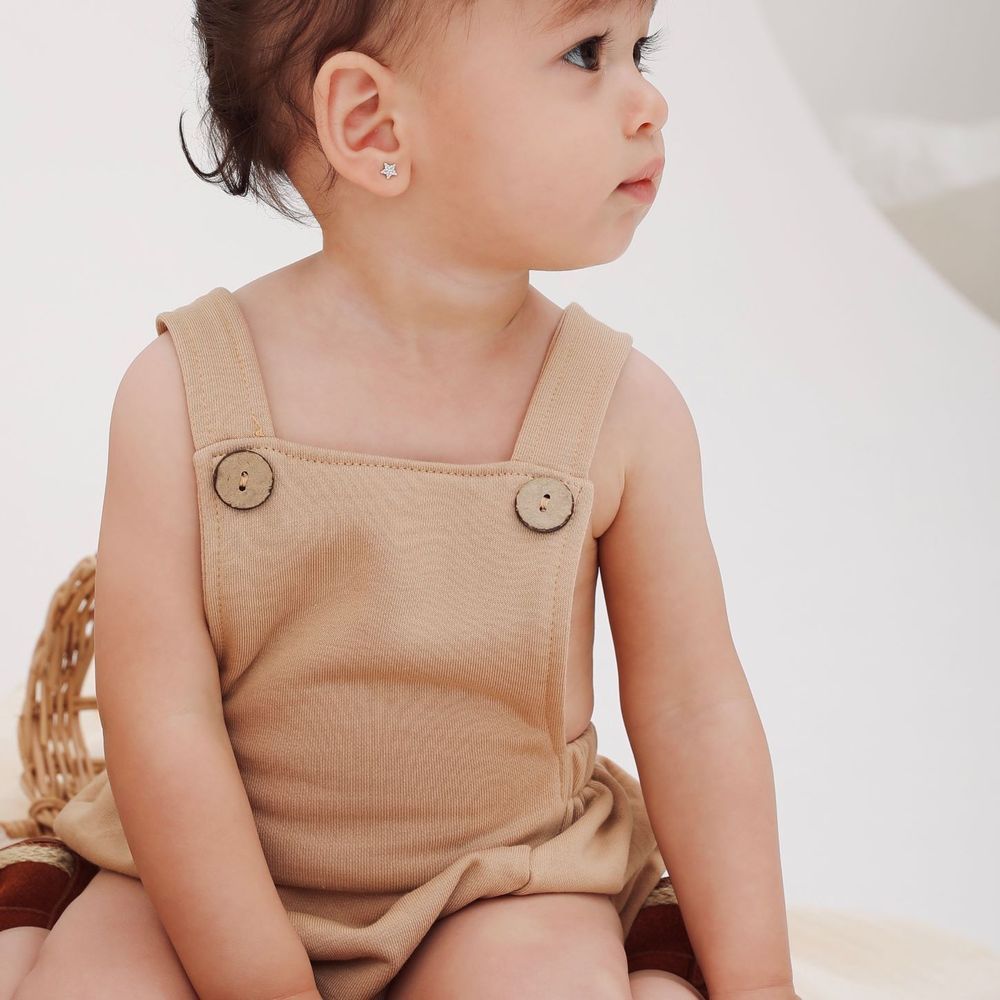 Mon.Amelissa - Terry Romper - Walnut