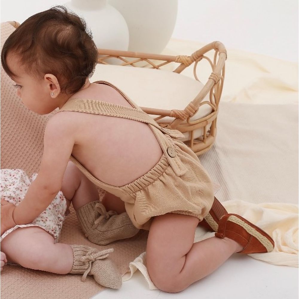 Mon.Amelissa - Terry Romper - Walnut