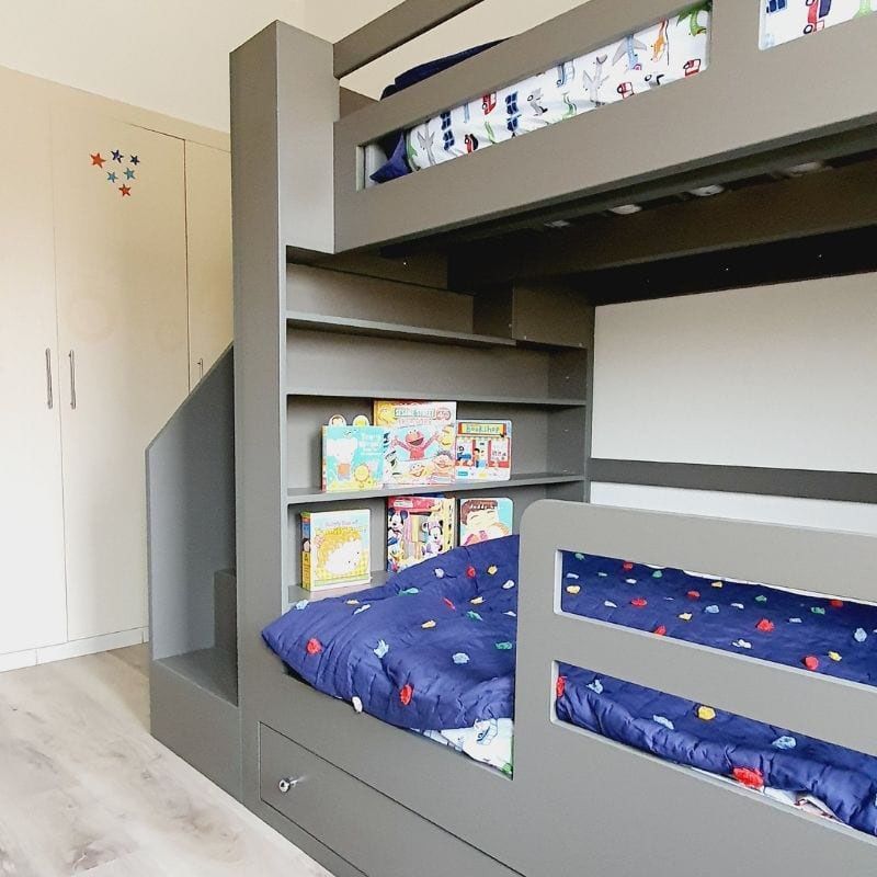 Moon Kids - Bunk Bed with Storage Steps