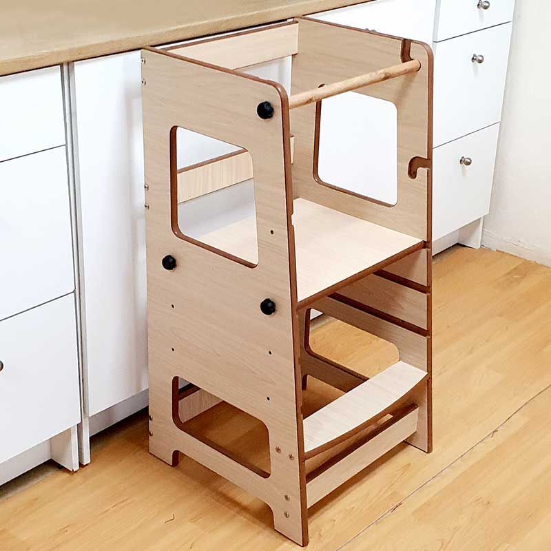 MK - Adjustable Learning Tower - Maple