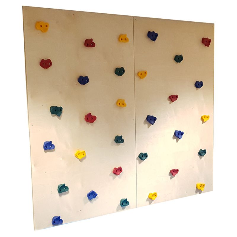 Moon Kids - Climbing Wall - 2 Panels - Natural Wood