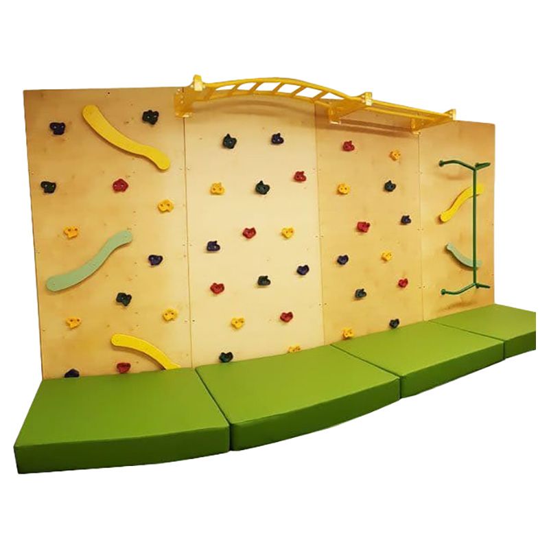 Moon Kids - Climbing Wall With Monkey Bars, Fireman Pole