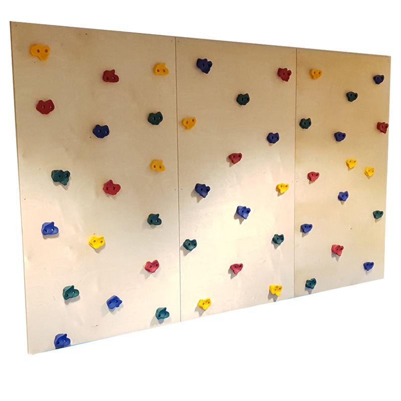 Moon Kids - Climbing Wall - 3 Panels - Natural Wood