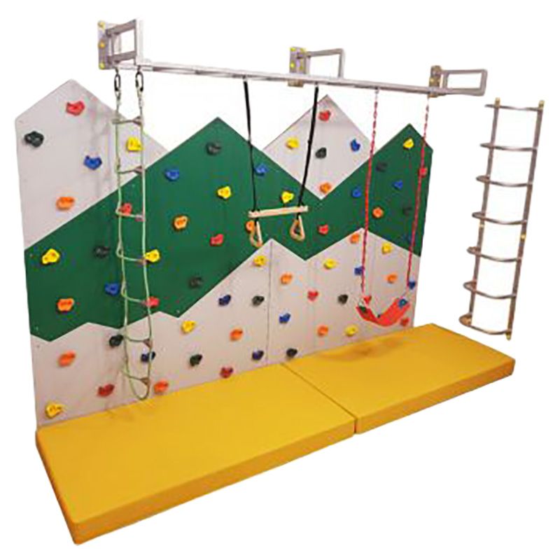 Moon Kids - Mountain Climbing Wall w/ Ladder - Green/Grey