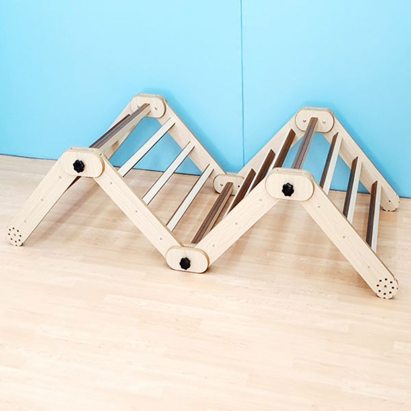 MK - Adjustable Pikler Triangle With Ramp & Slide Set