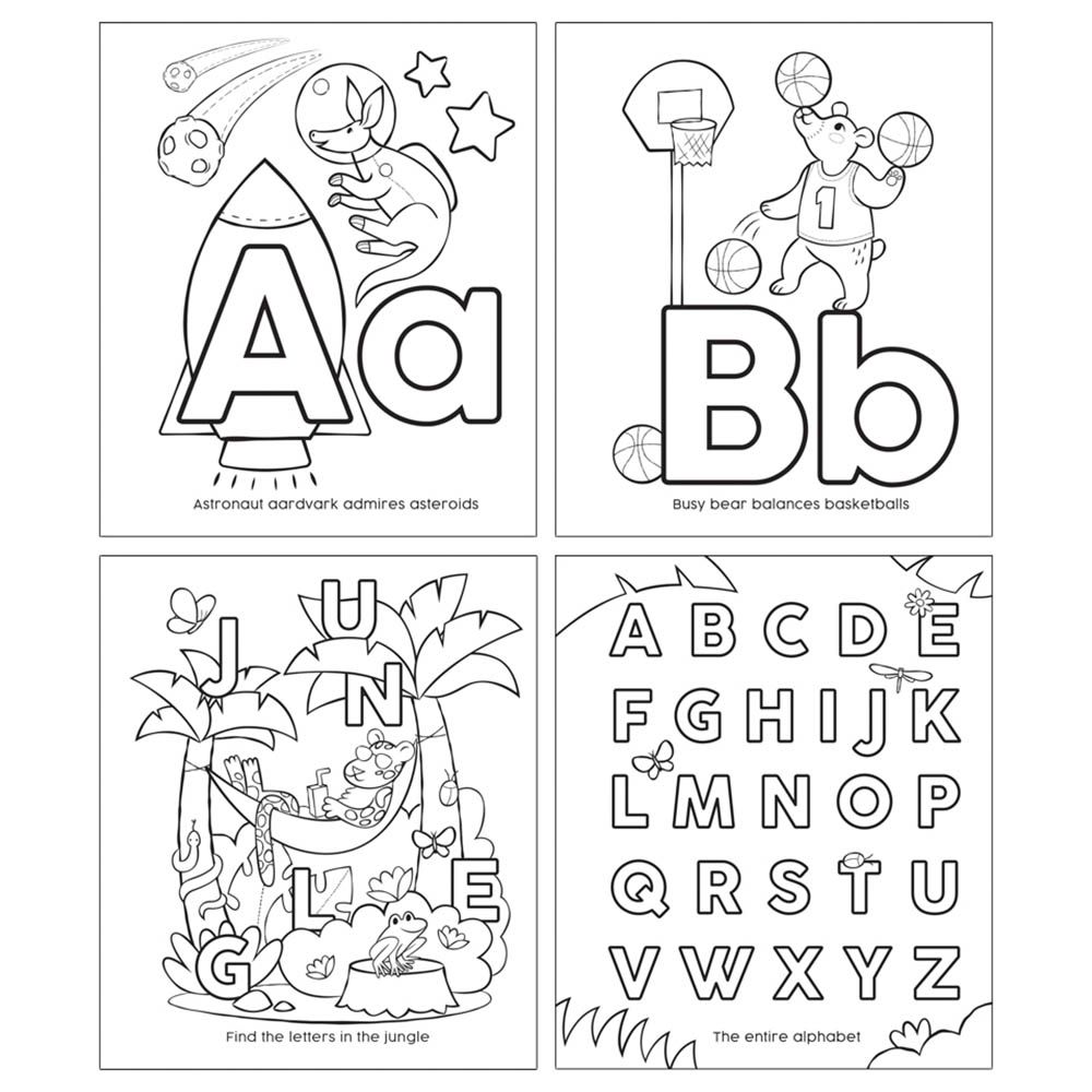 Ooly - Toddler Color-In' Book - ABC Amazing Animals