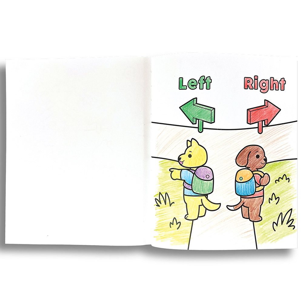 Ooly - Toddler Color-In' Book - Opposites