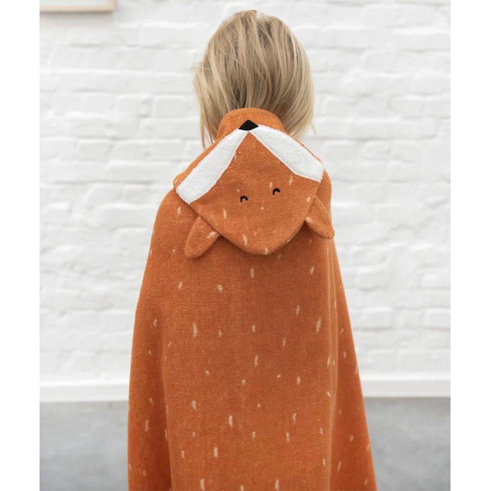 Trixie - Hooded Towel - Mr. Fox - 70x130cm