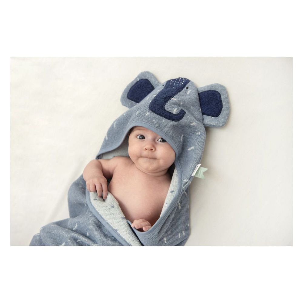 Trixie - Hooded Towel - Mrs. Elephant